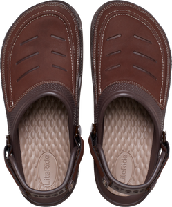 Crocs Unisex Yukon Vista II LiteRide Clogs (Espresso/Mushroom)