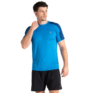 Dare 2B Men's Discernible II Short Sleeve Technical Tee (Athletic Blue/Laser Blue)