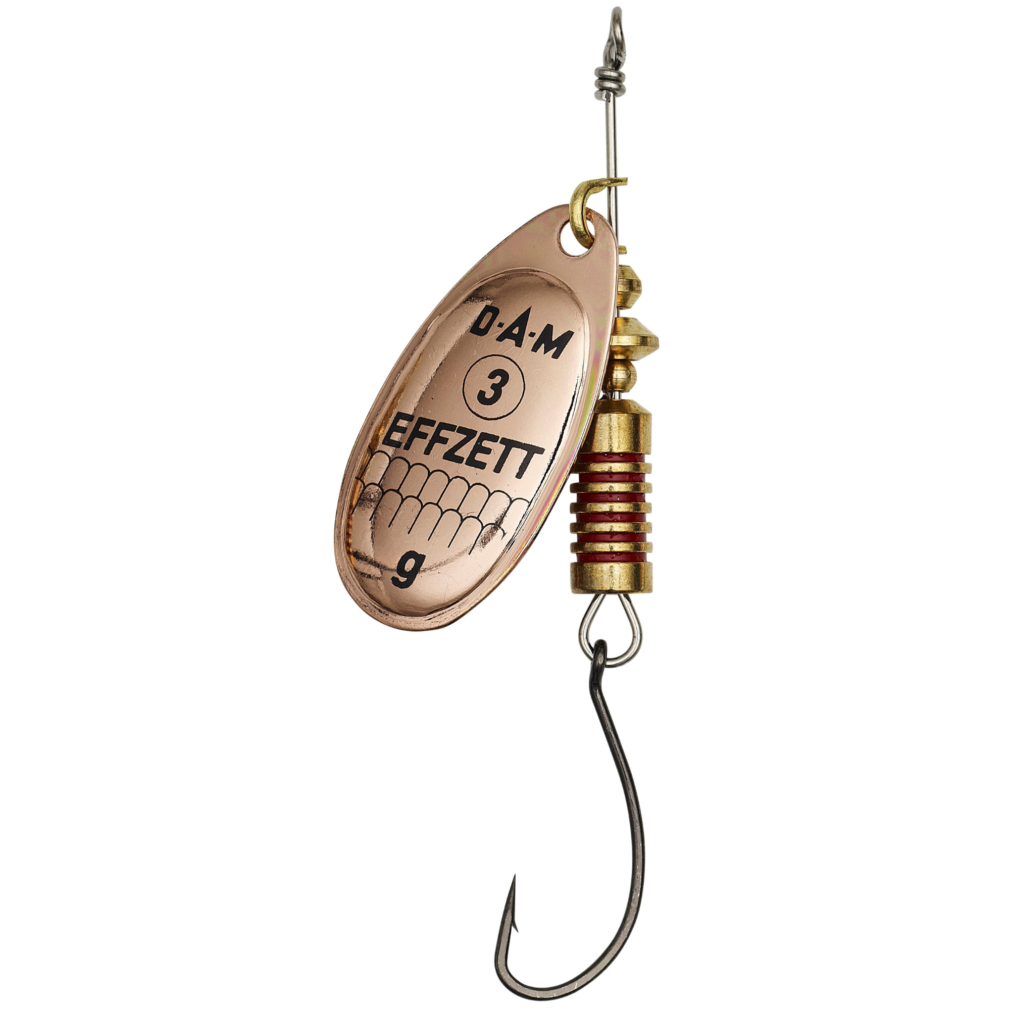 DAM Single Hook 4g Spinner Metal Lure Copper 51206SV SVS5120602