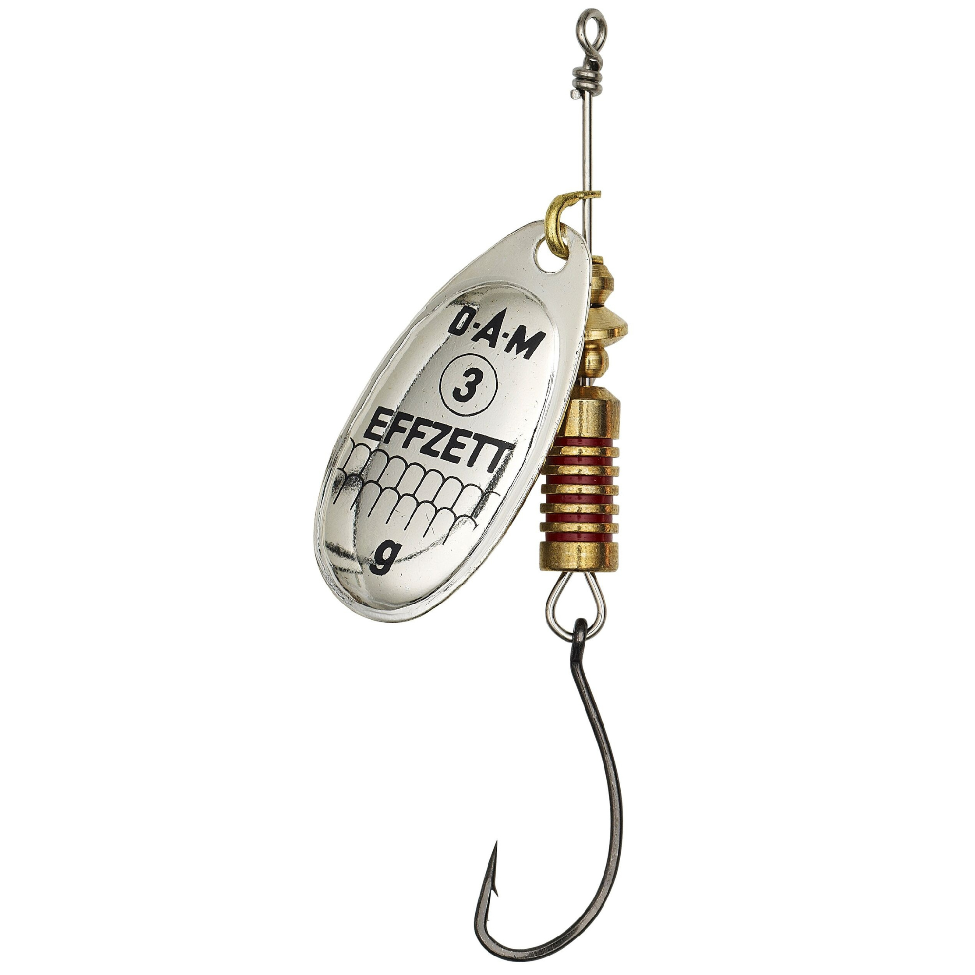 DAM Single Hook 4g Spinner Metal Lure Silver 51204SV SVS5120402