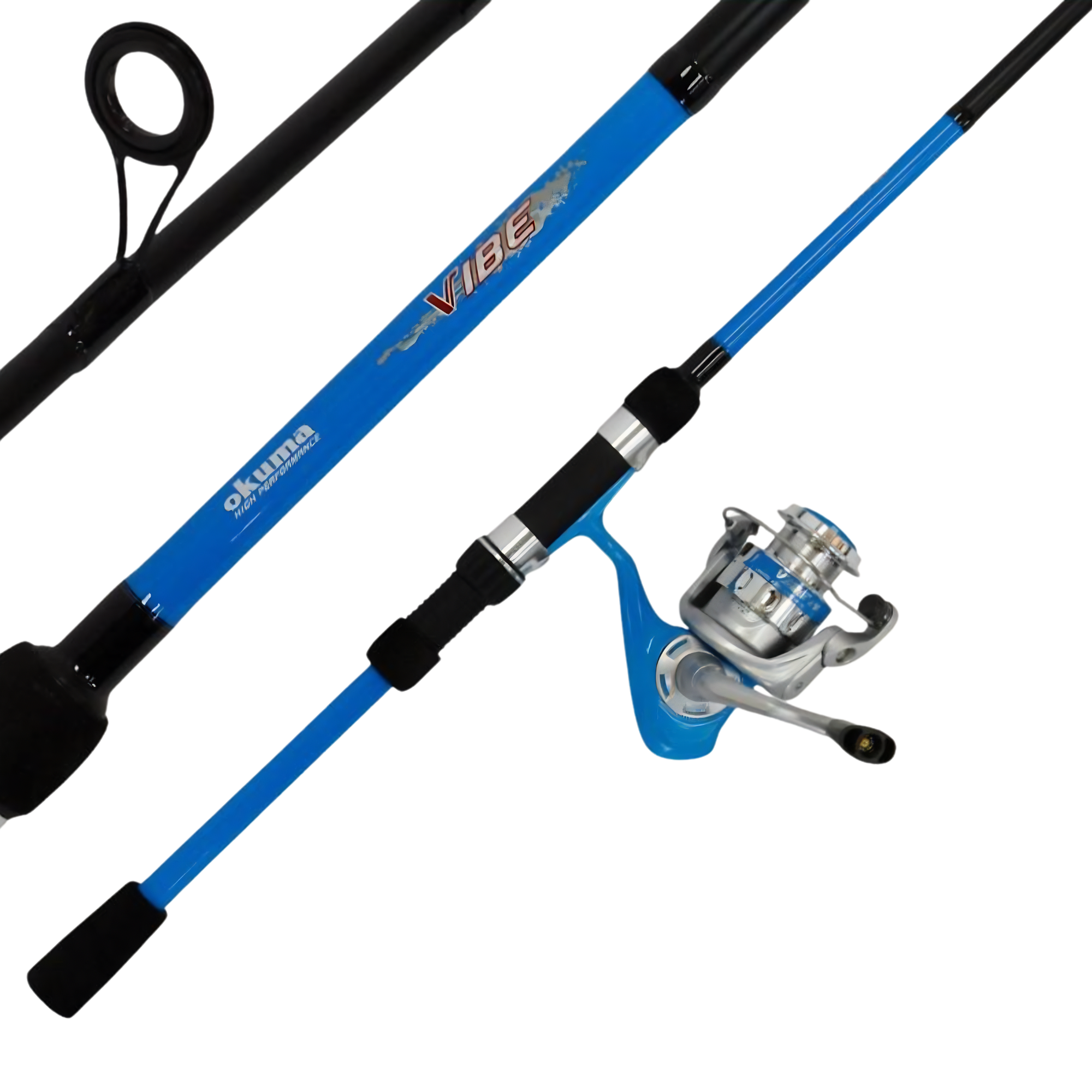 DAM Kids Vibe 6ft/1.8m 2 Section Spinning Rod + Reel + Line Combo (Blue)(5-20g)