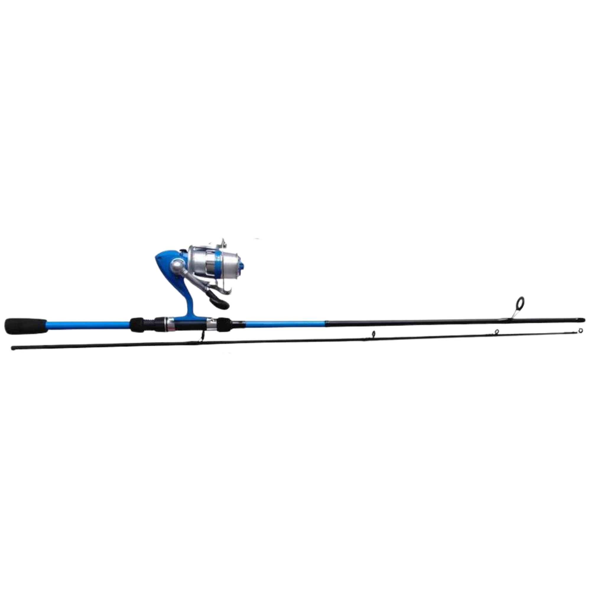 DAM Kids Vibe 6ft/1.8m 2 Section Spinning Rod + Reel + Line Combo (Blue)(5-20g)