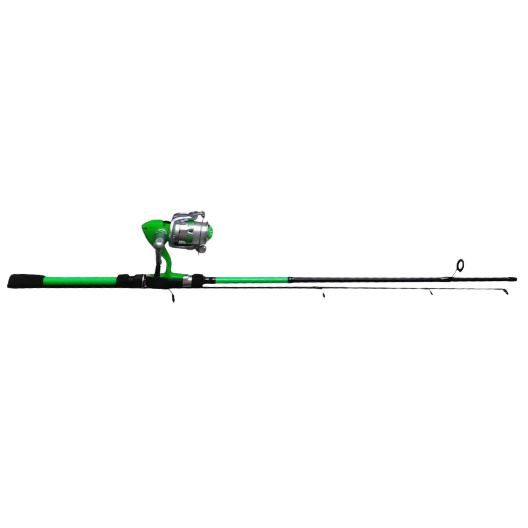 DAM Kids Vibe 6ft/1.8m 2 Section Spinning Rod + Reel + Line Combo (Green)(5-20g)