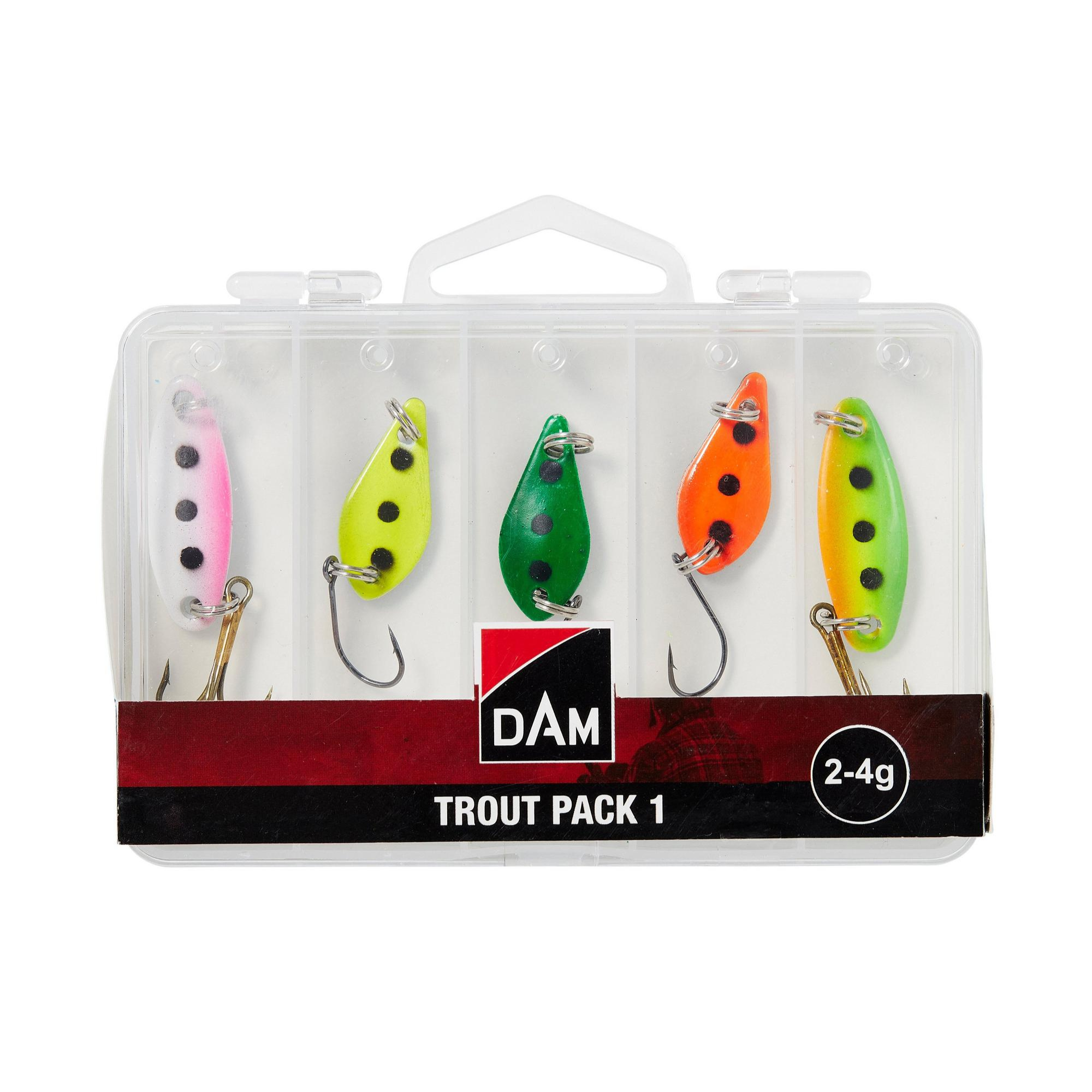 Dam Trout Pack 1 + Lure Box (5 Pack)(2-4g)