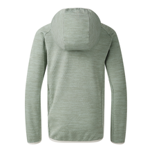 Load image into Gallery viewer, Dare 2B Kids Expedition Midlayer UPF50 Hooded Full Zip Fleece (Glacier Green)
