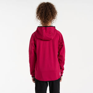 Dare 2B Kids Explore Full Zip Hooded Fleece (Berry Pink Marl)(Ages 3-16)