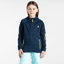 Load image into Gallery viewer, Dare 2B Kids Explore Full Zip Hooded Fleece (Moonlight Denim Marl)(Ages 3-16)
