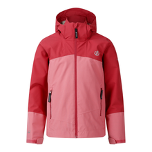 Load image into Gallery viewer, Dare 2B Kids Explore III Waterproof Jacket (Rapture Red/Deep Claret)
