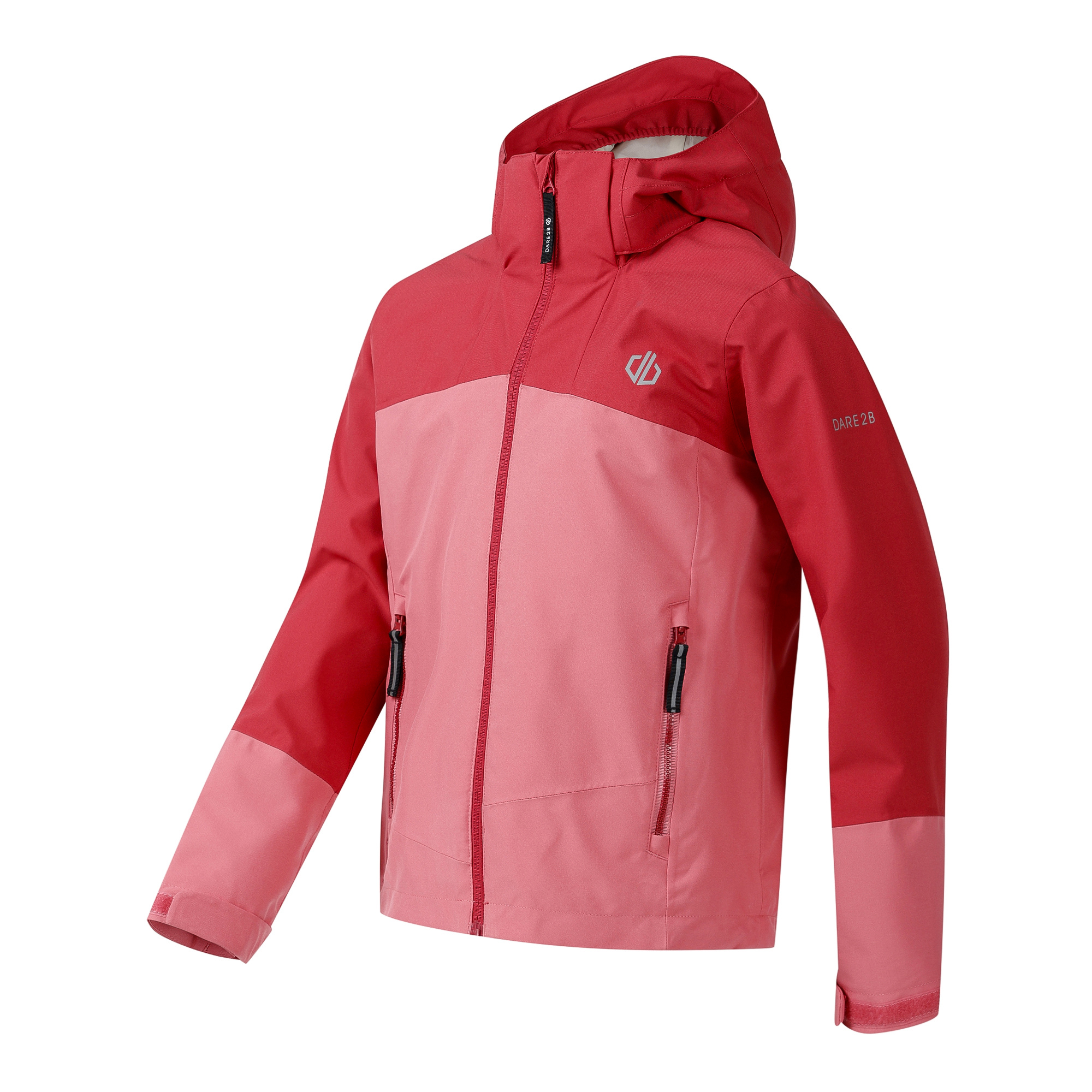 Dare 2B Kids Explore III Waterproof Jacket (Rapture Red/Deep Claret)