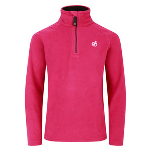 Dare 2B Kids Freehand Quarter Zip Fleece Top (Berry Pink)(Ages 3-12)