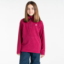 Load image into Gallery viewer, Dare 2B Kids Freehand Quarter Zip Fleece Top (Berry Pink)(Ages 3-12)
