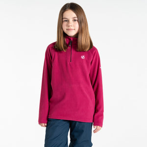 Dare 2B Kids Freehand Quarter Zip Fleece Top (Berry Pink)(Ages 3-12)