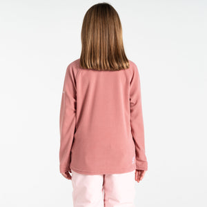 Dare 2B Kids Freehand Quarter Zip Fleece Top (Dusty Rose)(Ages 3-12)