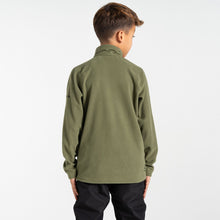 Load image into Gallery viewer, Dare 2B Kids Freehand Quarter Zip Fleece Top (Olivine Green)(Ages 3-12)
