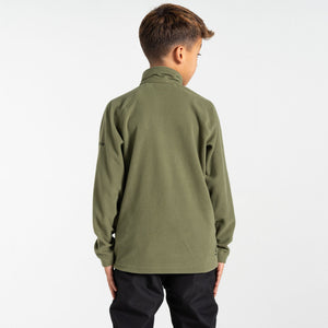 Dare 2B Kids Freehand Quarter Zip Fleece Top (Olivine Green)(Ages 3-12)