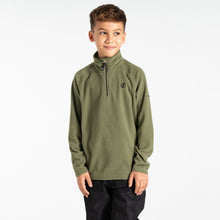 Load image into Gallery viewer, Dare 2B Kids Freehand Quarter Zip Fleece Top (Olivine Green)(Ages 3-12)
