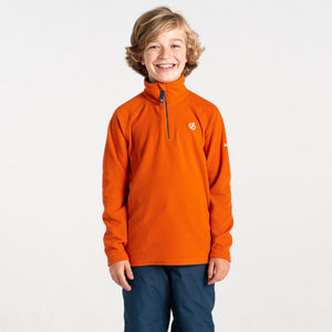 Dare 2B Kids Freehand Quarter Zip Fleece Top (Rusty Orange)(Ages 3-12)