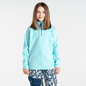 Dare 2B Kids Freehand Quarter Zip Fleece Top (Water Blue)(Ages 3-12)