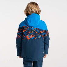 Load image into Gallery viewer, Dare 2B Kids Humour III Waterproof Insulated Ski Jacket (Athletic Blue/Athletic Blue Camo Print/Moonlight Denim)(Ages 3-16)
