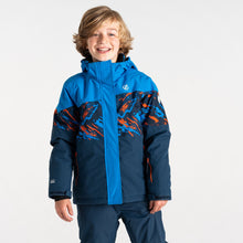 Load image into Gallery viewer, Dare 2B Kids Humour III Waterproof Insulated Ski Jacket (Athletic Blue/Athletic Blue Camo Print/Moonlight Denim)(Ages 3-16)
