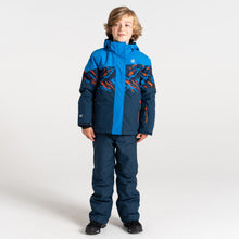 Load image into Gallery viewer, Dare 2B Kids Humour III Waterproof Insulated Ski Jacket (Athletic Blue/Athletic Blue Camo Print/Moonlight Denim)(Ages 3-16)
