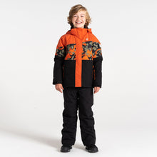 Load image into Gallery viewer, Dare 2B Kids Humour III Waterproof Insulated Ski Jacket (Orange Rust/Orange Rust Camo Print/Black)(Ages 3-16)
