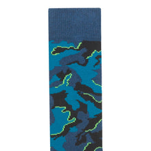 Load image into Gallery viewer, Dare 2B Kids Printed Ski Socks (Blue Camo Print)(UKJ12-UK3)
