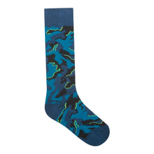 Load image into Gallery viewer, Dare 2B Kids Printed Ski Socks (Blue Camo Print)(UKJ12-UK3)
