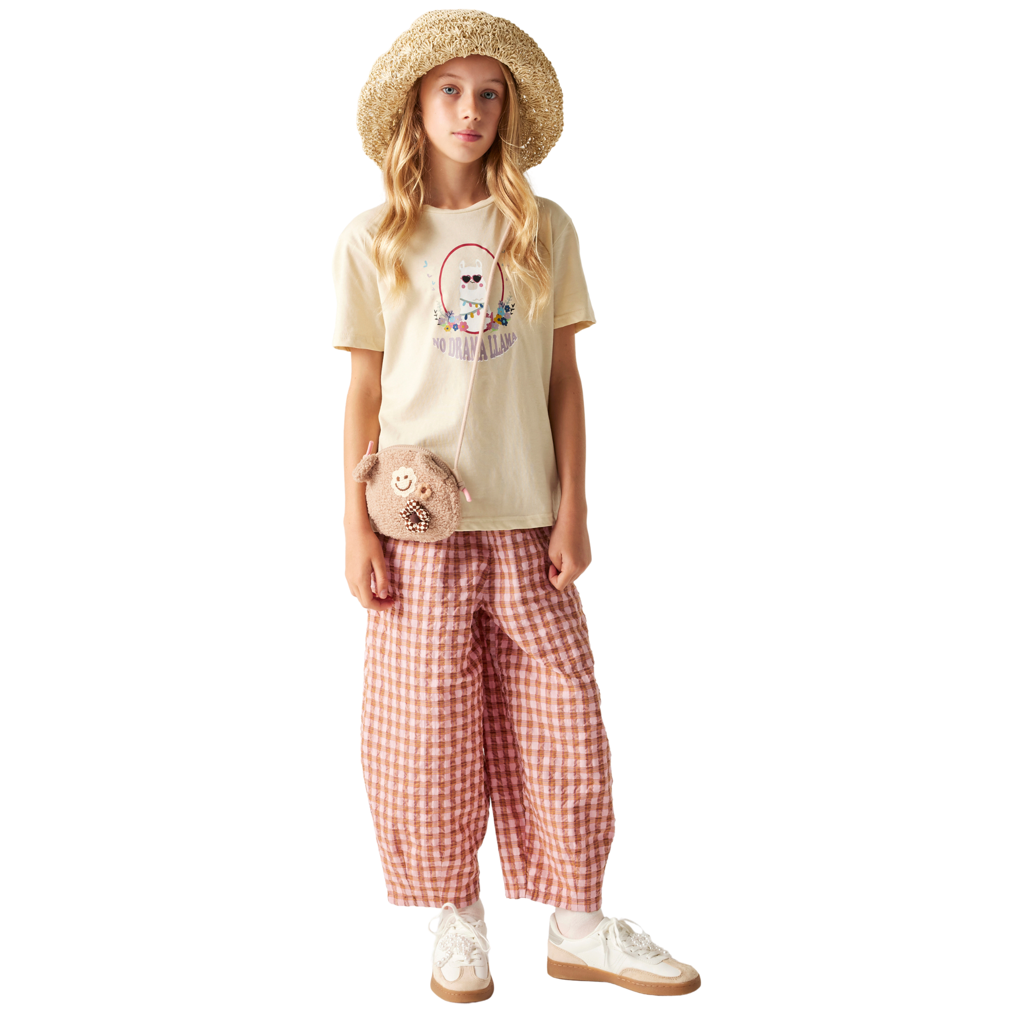 Dare 2B Kids Trailblaze III UPF50 Short Sleeve Tee (Almond Milk)