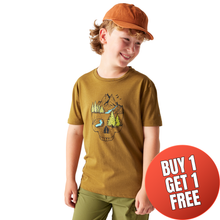 Load image into Gallery viewer, Dare 2B Kids Trailblaze III UPF50 Short Sleeve Tee (Dark Cumin)
