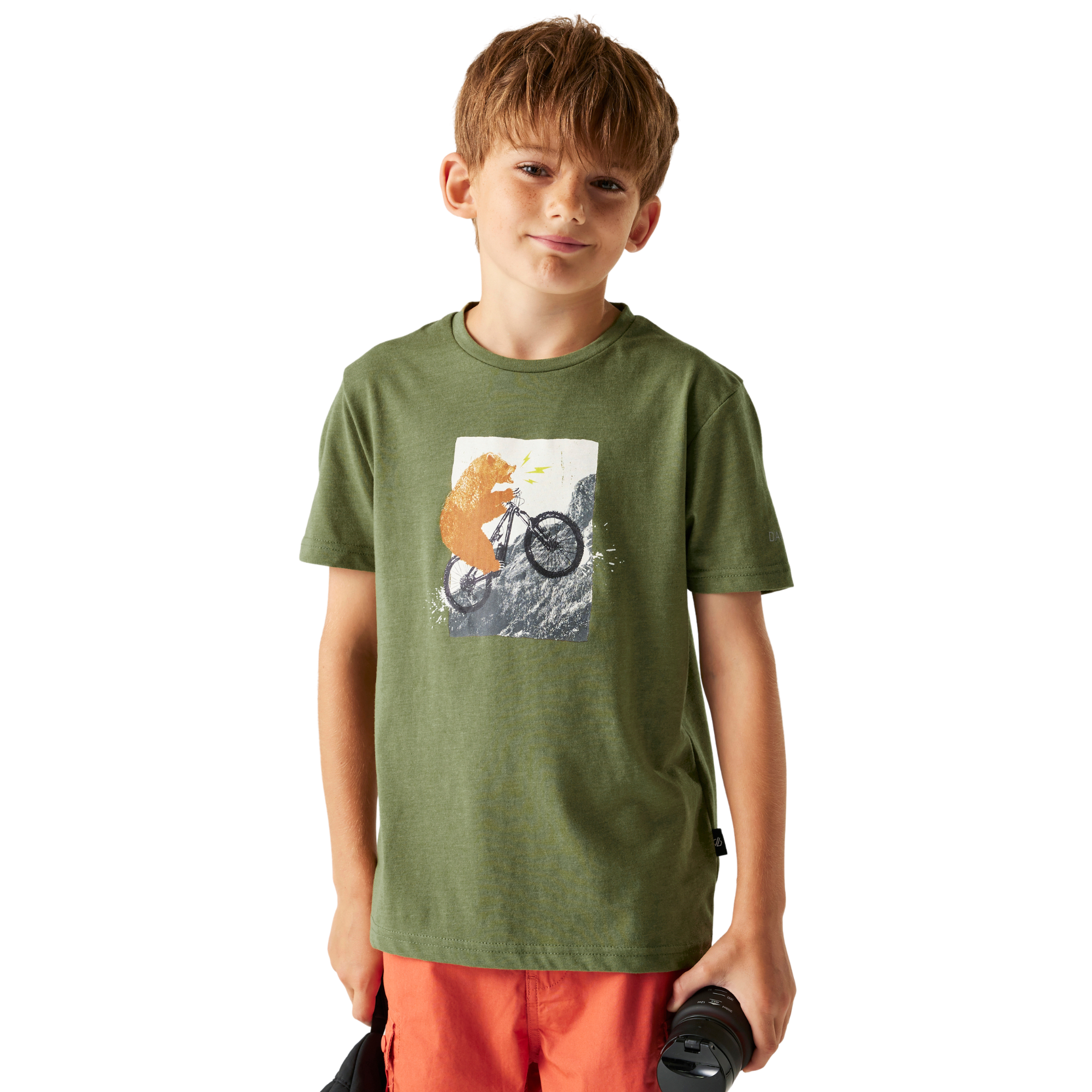 Dare 2B Kids Trailblaze III UPF50 Short Sleeve Tee (Nephrite Green)