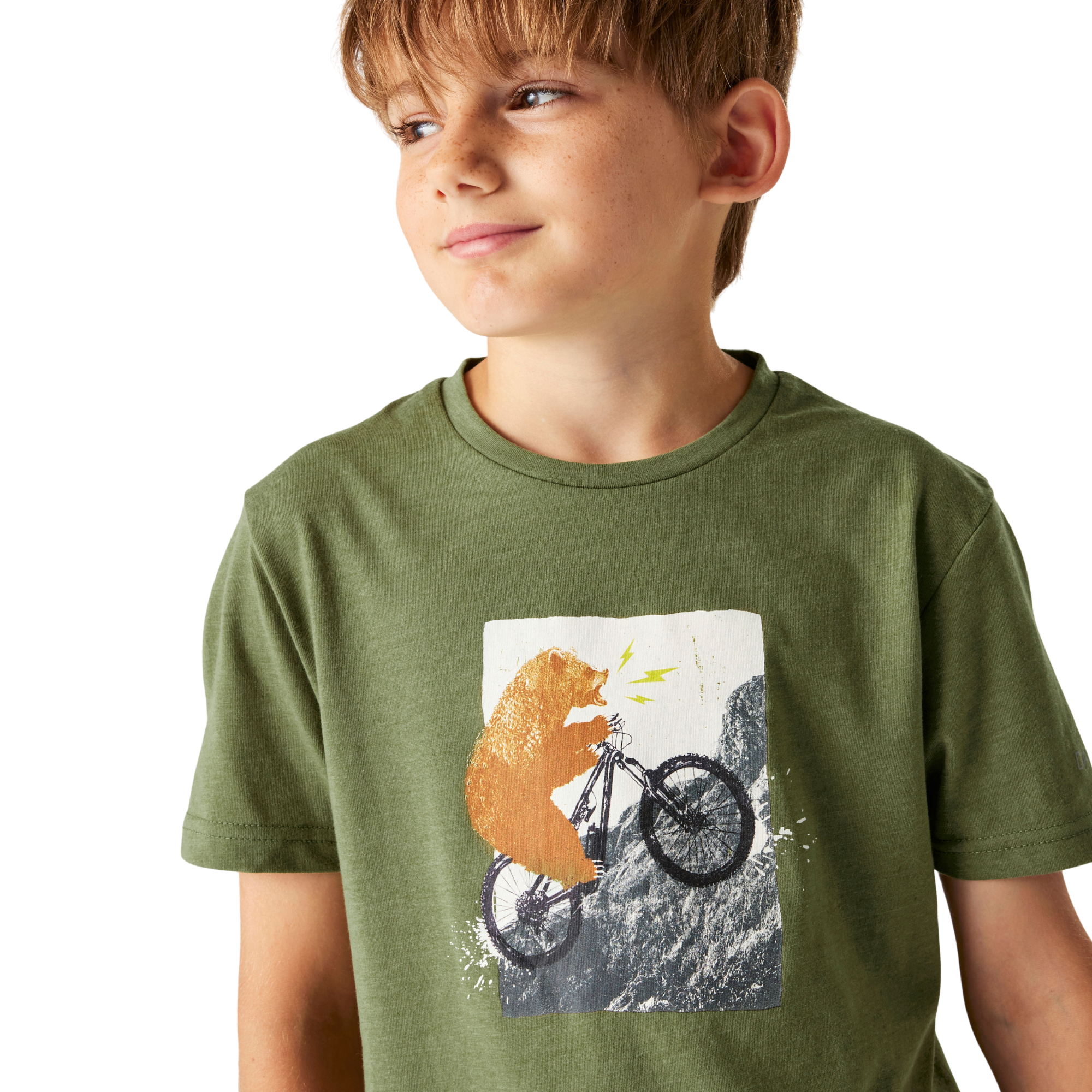 Dare 2B Kids Trailblaze III UPF50 Short Sleeve Tee (Nephrite Green)