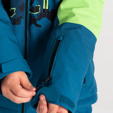 Load image into Gallery viewer, Dare 2B Kids Traverse II Waterproof Insulated Ski Jacket (Green/Blue Camo Print)(Ages 3-16)
