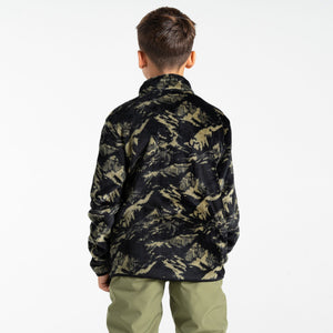 Dare 2B Kids Zesty Full Zip Fleece (Green Mountain Print)(Ages 3-16)