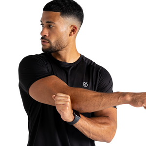 Dare 2B Men's Accelerate Short Sleeve Technical Tee (Black)