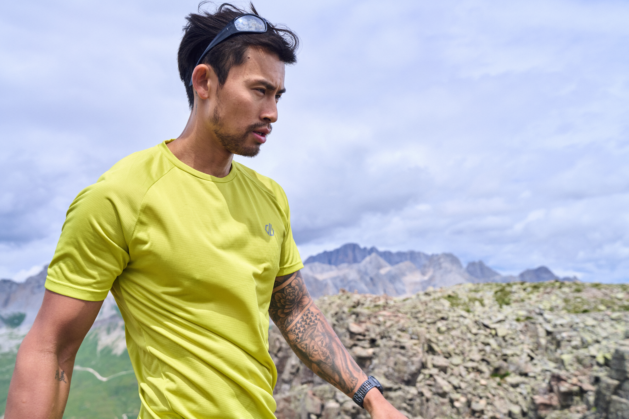 Dare 2B Men's Accelerate Short Sleeve Technical Tee (Fragile Sprout)