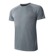 Load image into Gallery viewer, Dare 2B Men&#39;s Accelerate Short Sleeve Technical Tee (Lead Grey)
