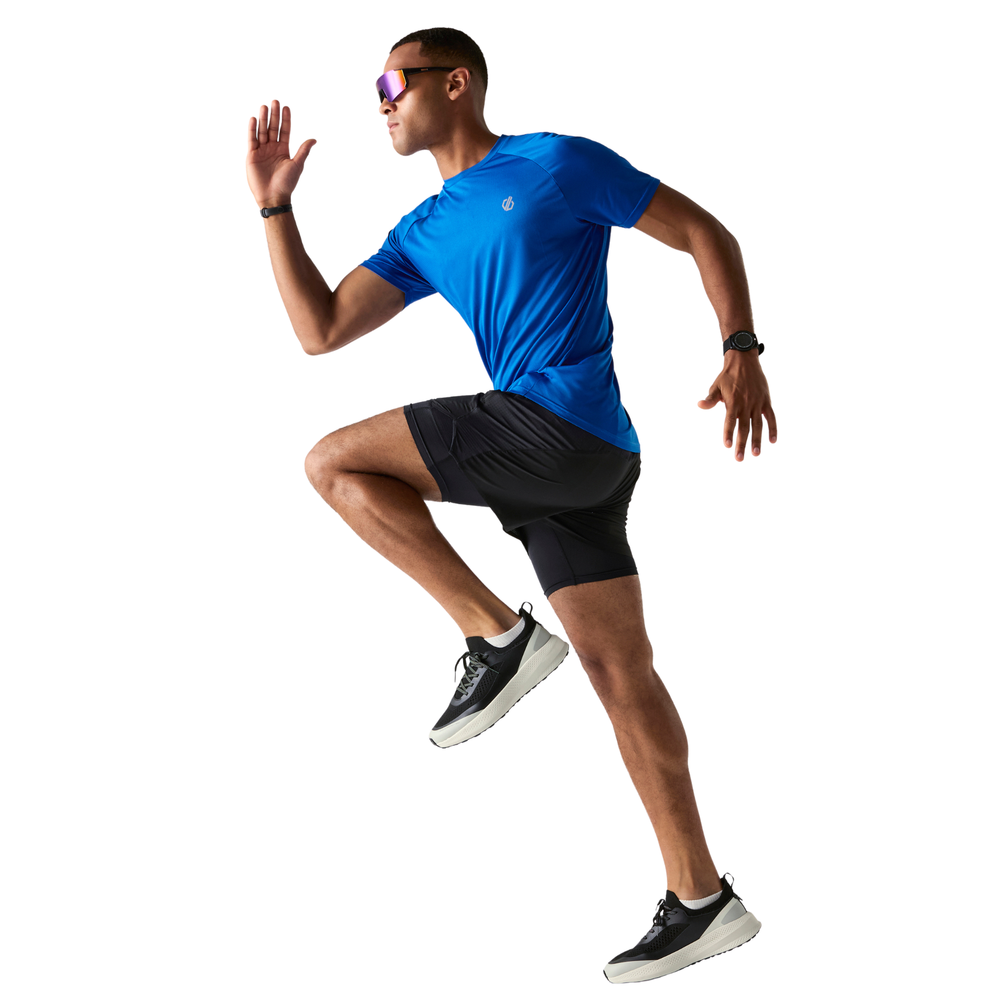 Dare 2B Men's Accelerate Short Sleeve Technical Tee (Oxford Blue)