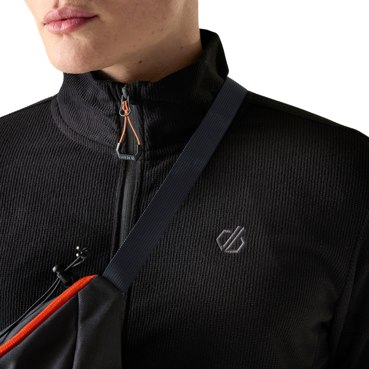 Dare 2B Men's Airising UPF50 Full Zip Fleece (Black)