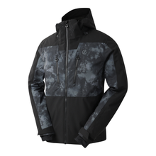 Load image into Gallery viewer, Dare 2B Men&#39;s Baseplate III Waterproof Ski Jacket (Black/Iron Gate/Distressed Print)
