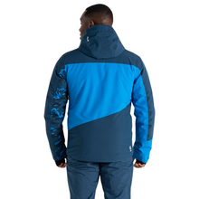 Load image into Gallery viewer, Dare 2B Men&#39;s Baseplate II Waterproof Insulated Ski Jacket (Moonlight Denim/Blue Print)
