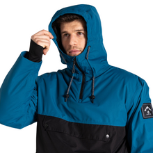 Load image into Gallery viewer, Dare 2B Men&#39;s Freeride Overhhead Waterproof Insulated Jacket (Kingfisher Blue/Black)
