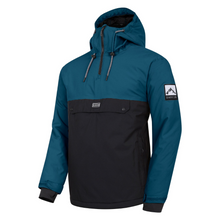 Load image into Gallery viewer, Dare 2B Men&#39;s Freeride Overhhead Waterproof Insulated Jacket (Kingfisher Blue/Black)
