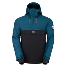 Load image into Gallery viewer, Dare 2B Men&#39;s Freeride Overhhead Waterproof Insulated Jacket (Kingfisher Blue/Black)
