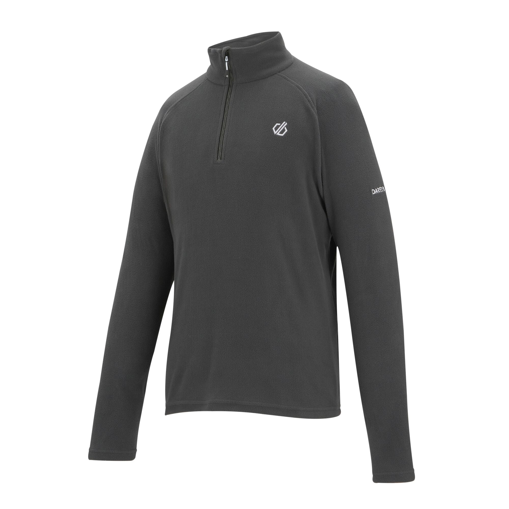 Dare 2B Men's Freethink II Quarter Zip Fleece Top (Ebony Grey)