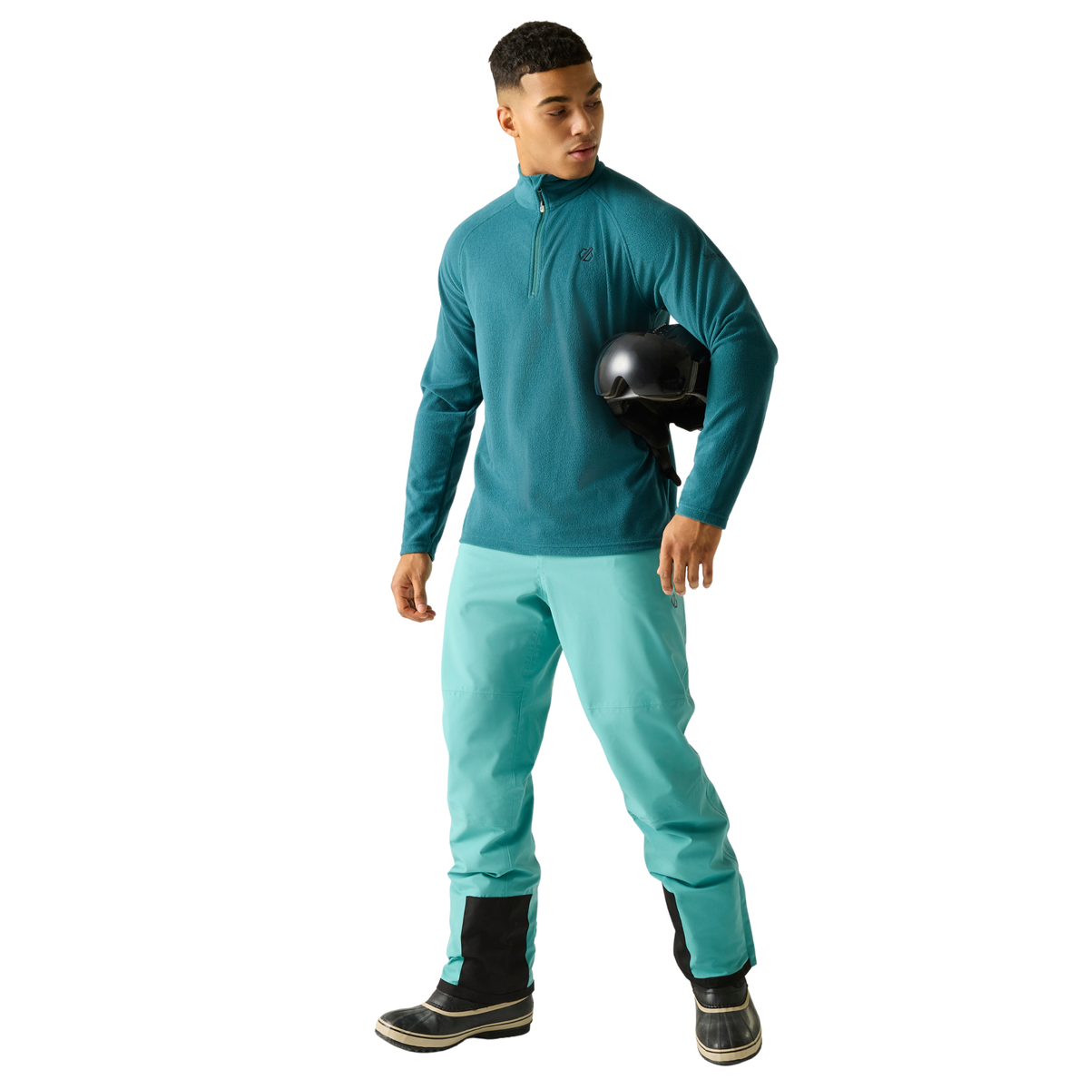 Dare 2B Men's Freethink II Quarter Zip Fleece Top Mediterranea ZM7 DMA473