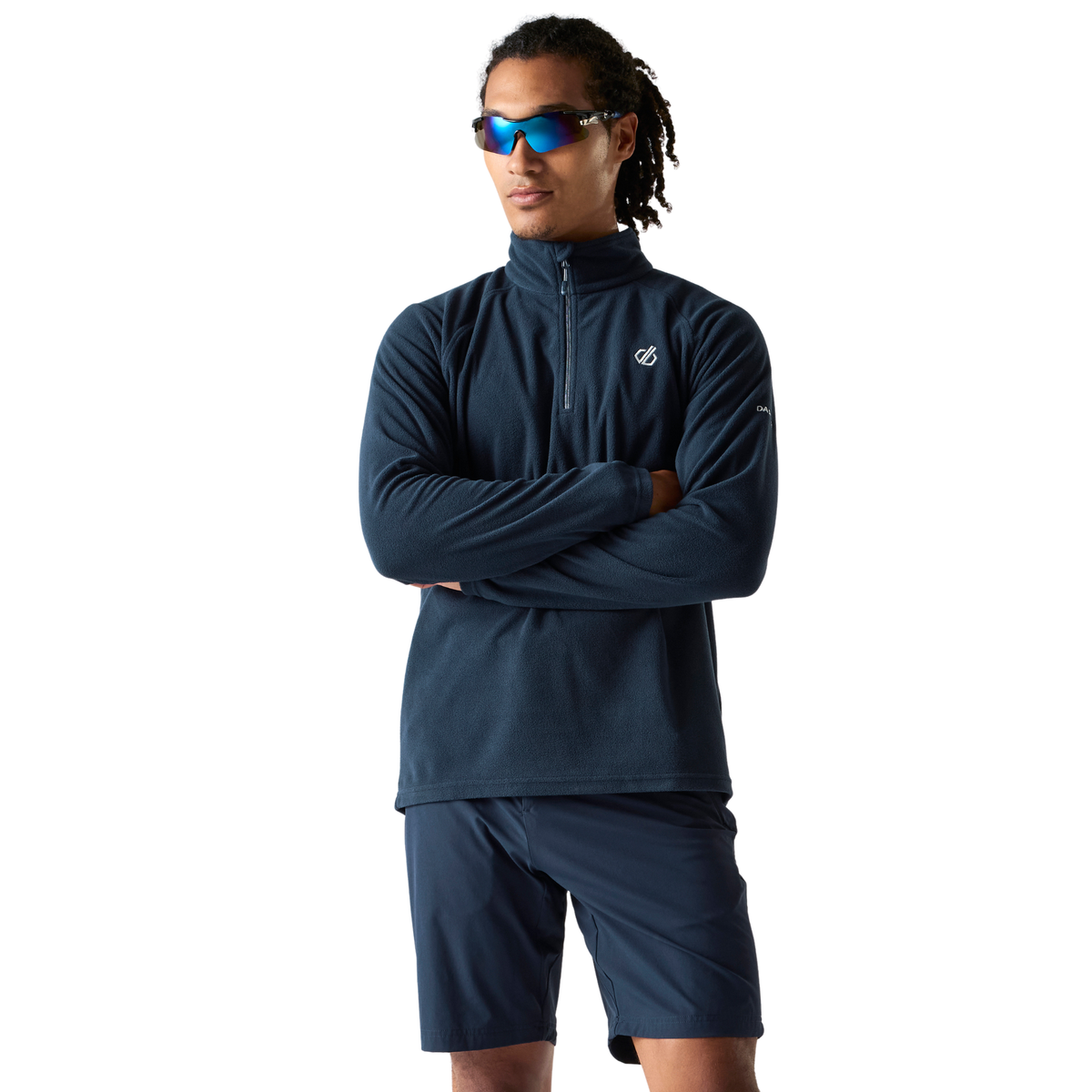 Dare 2B Men's Freethink II Quarter Zip Fleece Top Navy 081 DMA473