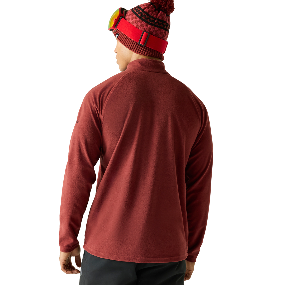 Dare 2B Men's Freethink II Quarter Zip Fleece Top Rustic Red ZFW DMA473