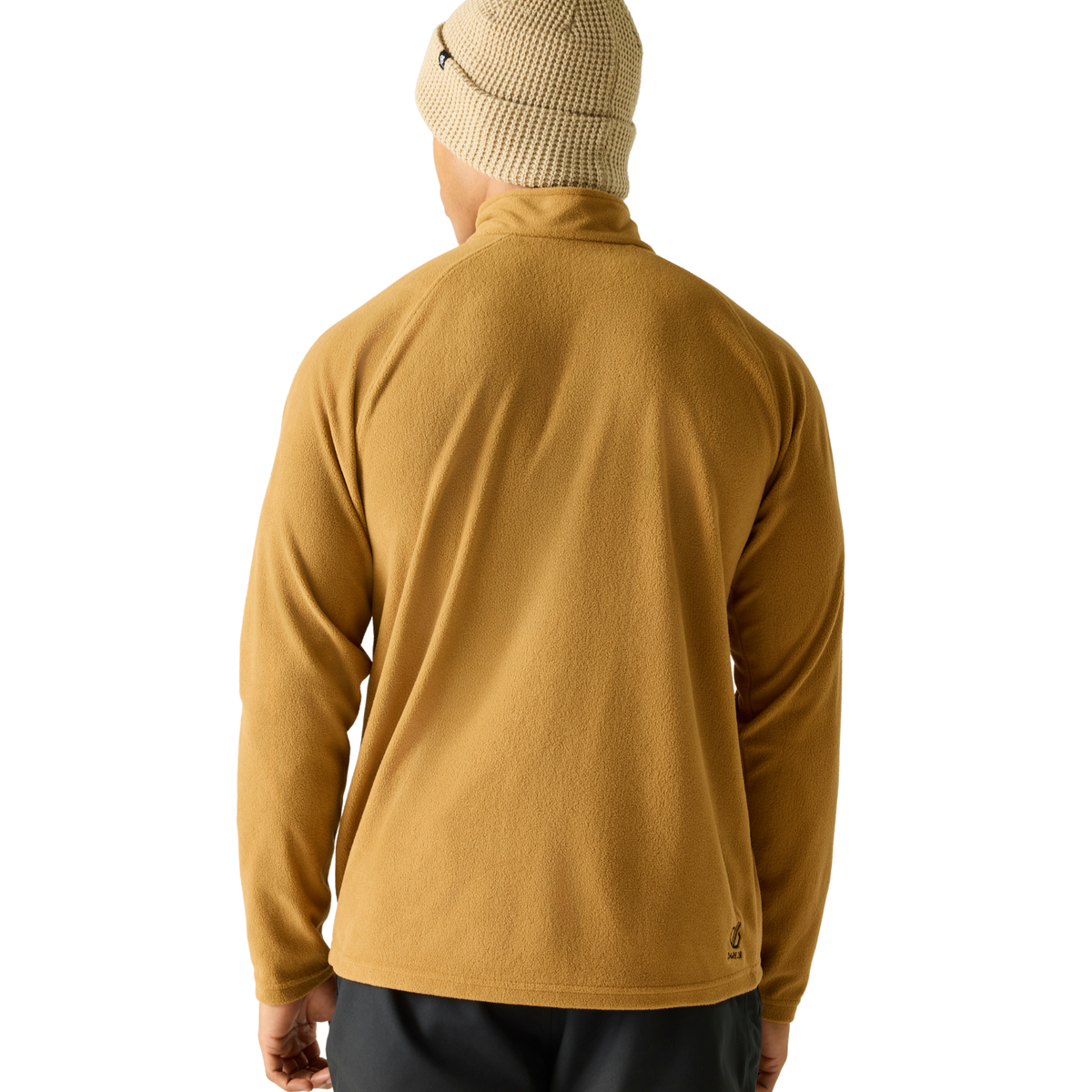 Dare 2B Men's Freethink II Quarter Zip Fleece Top Wood Brown ZIQ DMA473