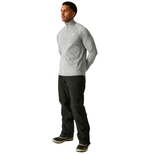 Dare 2B Men's Fuse Up II Core Stretch UPF50 Quarter Zip Fleece Top (Ash Grey Marl)